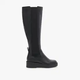 EAMON H2O BOOTS BLACK LEATHER - re:vita