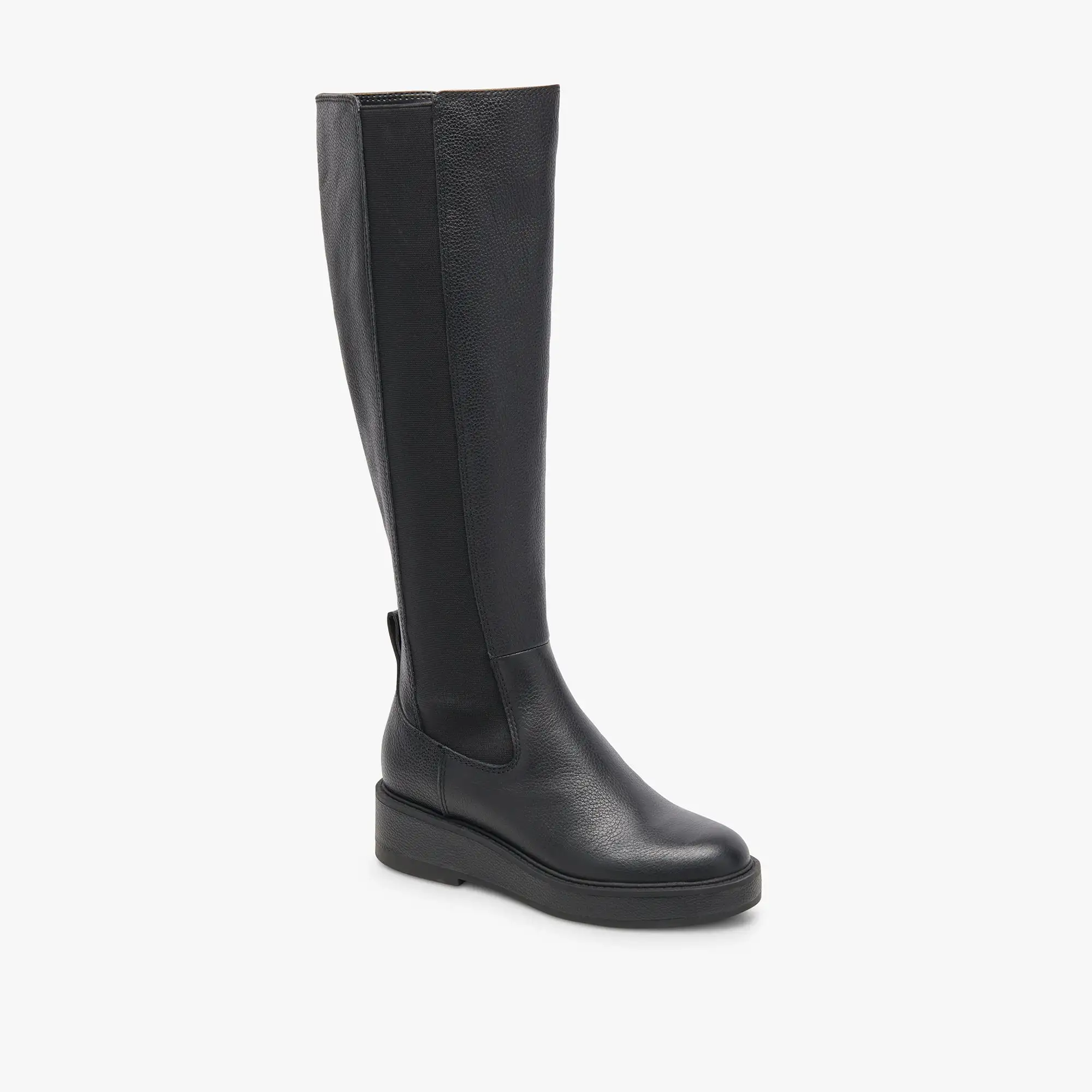 EAMON H2O BOOTS BLACK LEATHER - re:vita