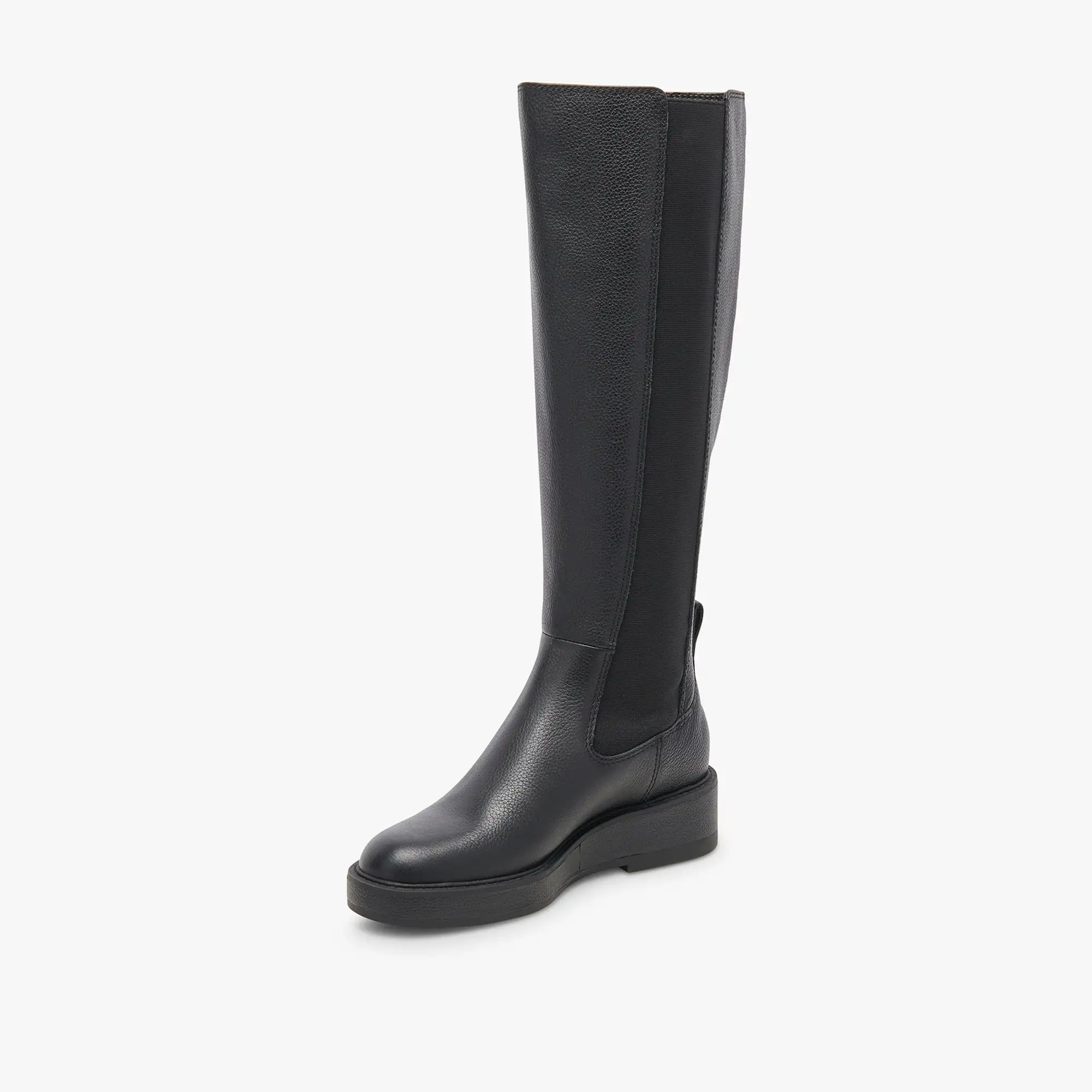 EAMON H2O BOOTS BLACK LEATHER - re:vita