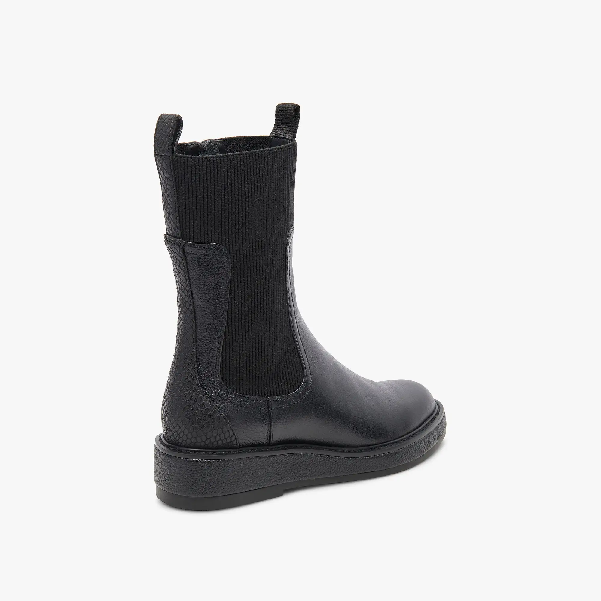 ELYSE H2O BOOTS BLACK LEATHER