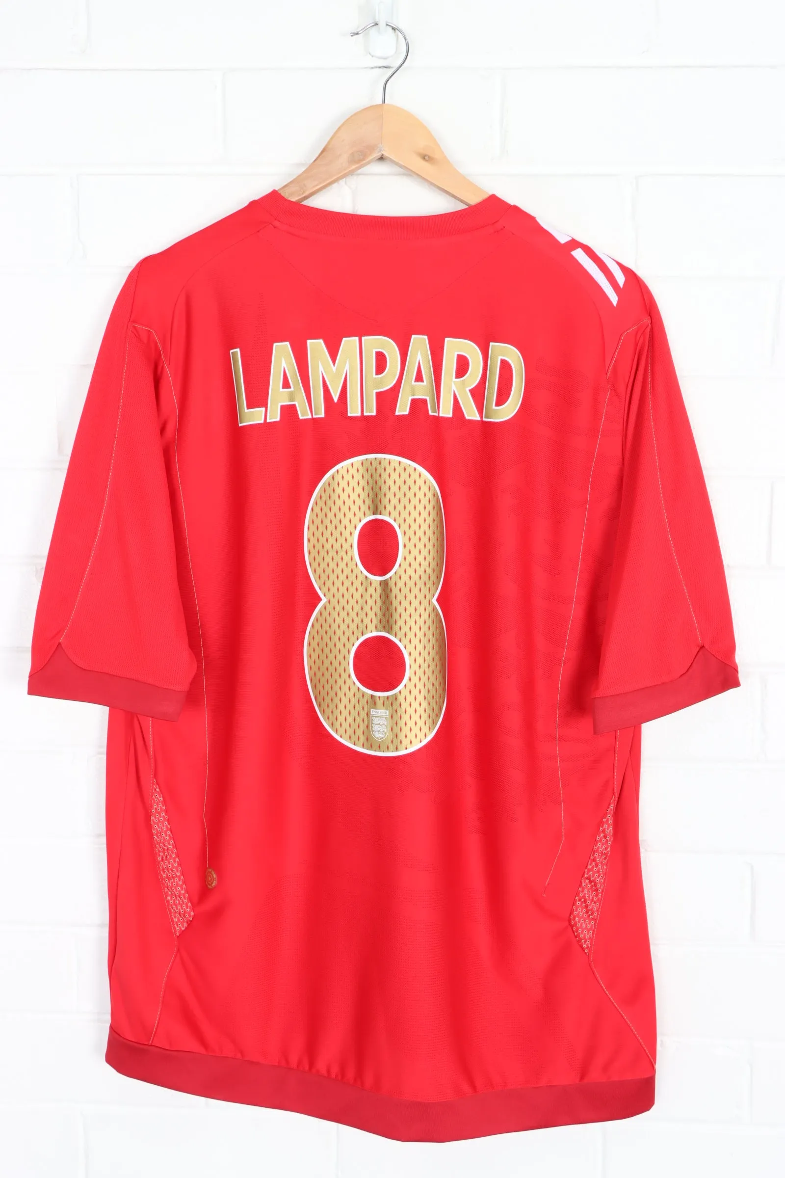 England #8 Lampard 2006-2008 UMBRO Away Jersey (XL)