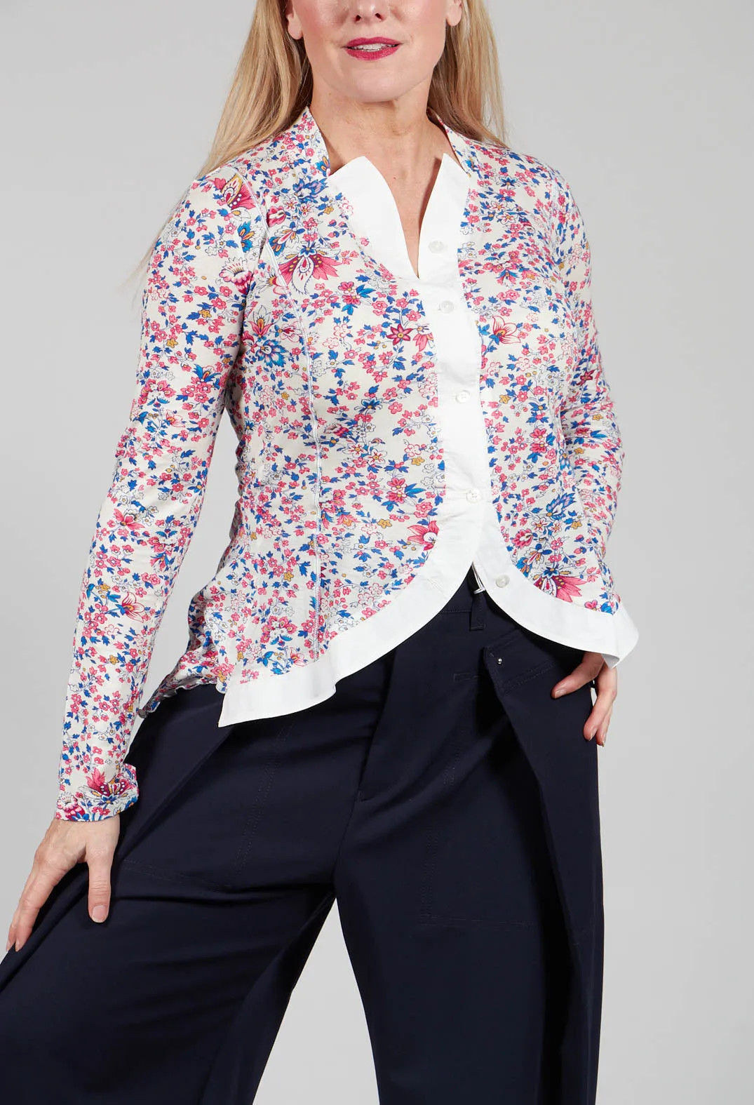 Enticing Jacket in Pink Floral