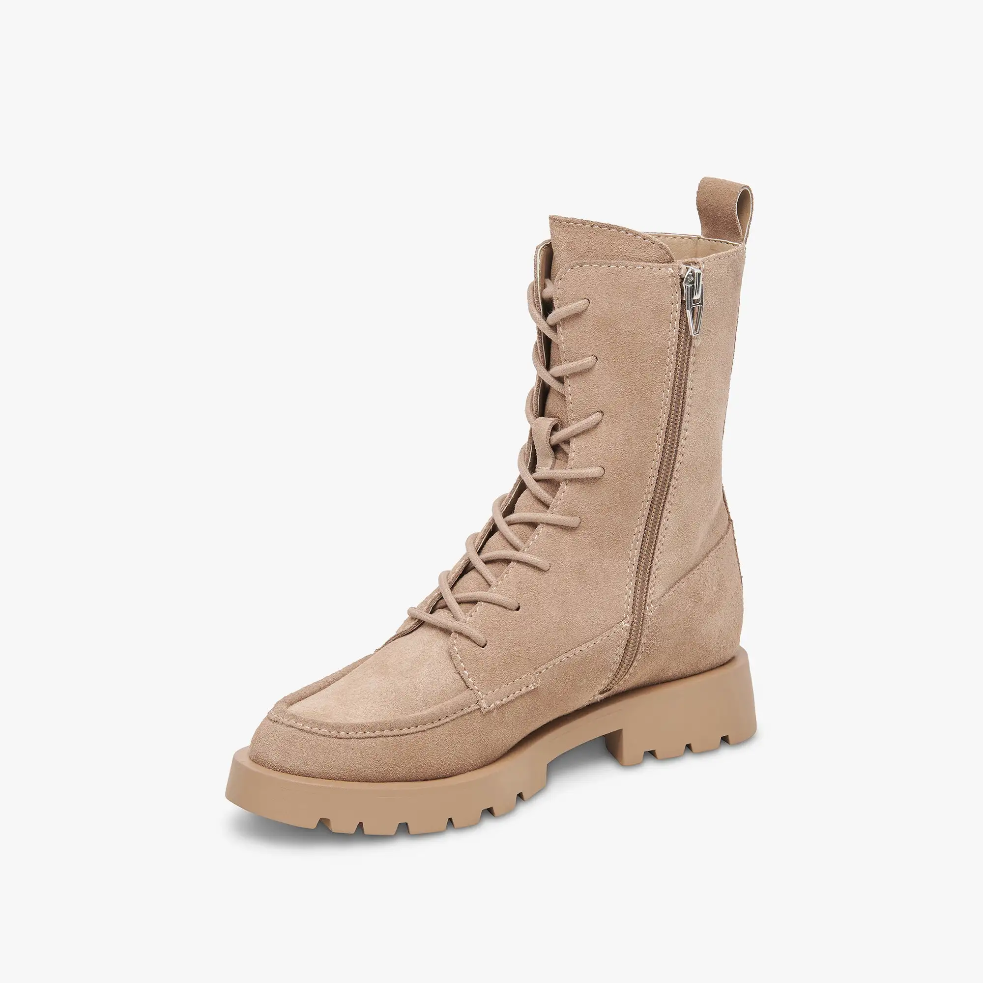 ERLENE BOOTS ALMOND SUEDE