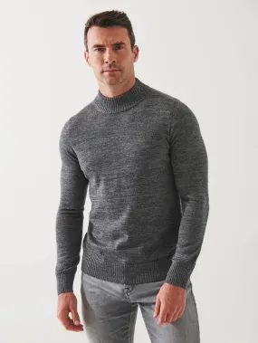 Extra-Fine Merino Mock Neck Sweater - Asteroid