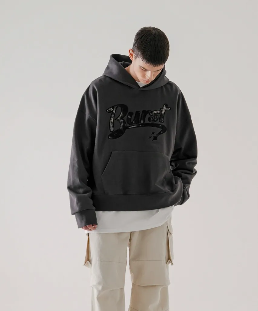 EZKATON  |[ EZKATON ]★BURST HEAVY COTTON HOODIE