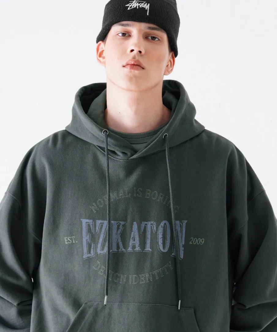 EZKATON  |[ EZKATON ]★IDENTITY HEAVY COTTON HOODIE