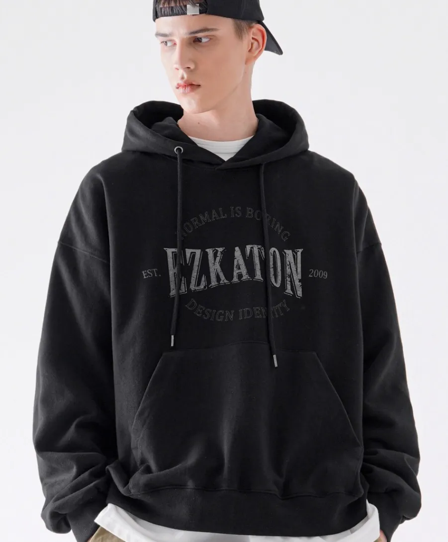 EZKATON  |[ EZKATON ]★IDENTITY HEAVY COTTON HOODIE