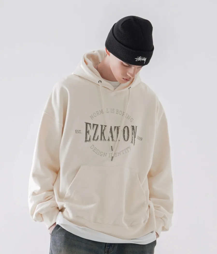 EZKATON  |[ EZKATON ]★IDENTITY HEAVY COTTON HOODIE