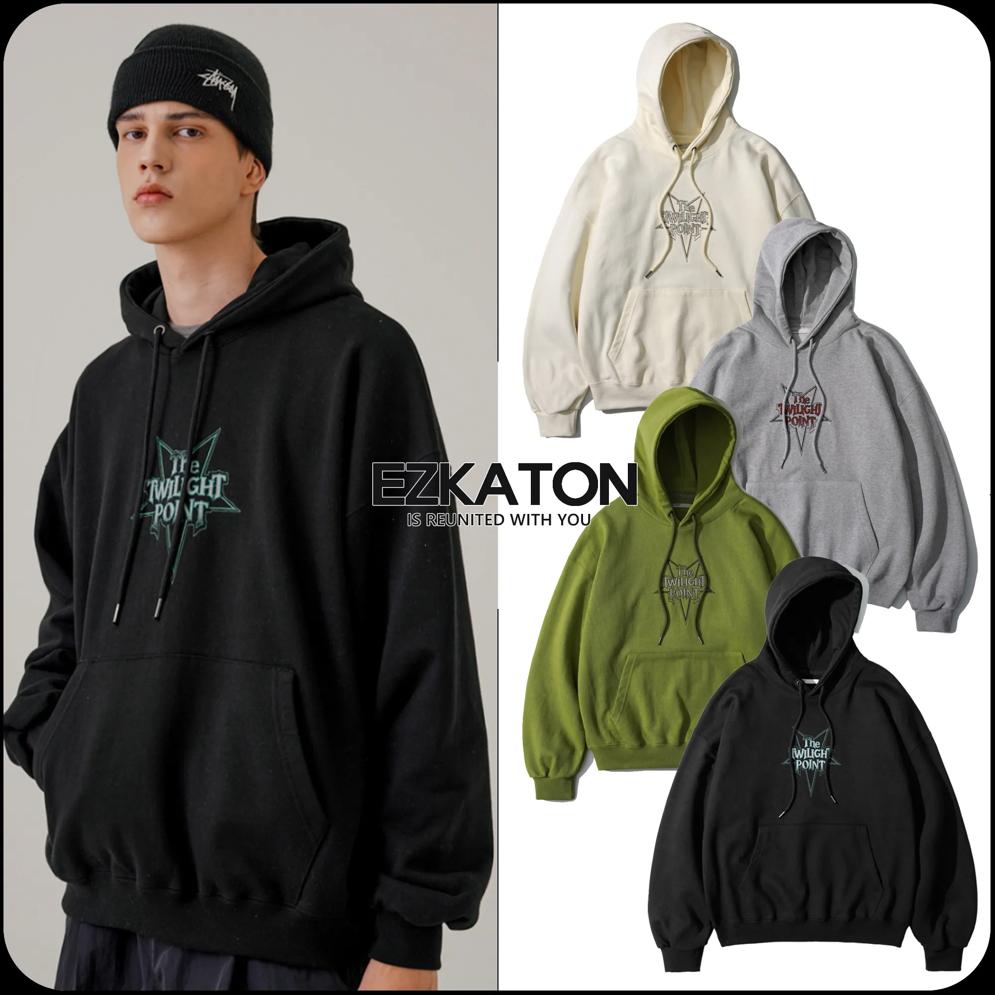 EZKATON  |[ EZKATON ]★TWILIGHT HEAVY COTTON HOODIE