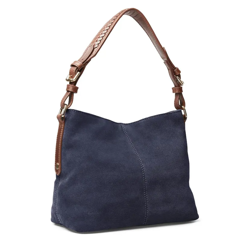 Fairfax and Favor Mini Tetbury Tote Bag - Navy Suede