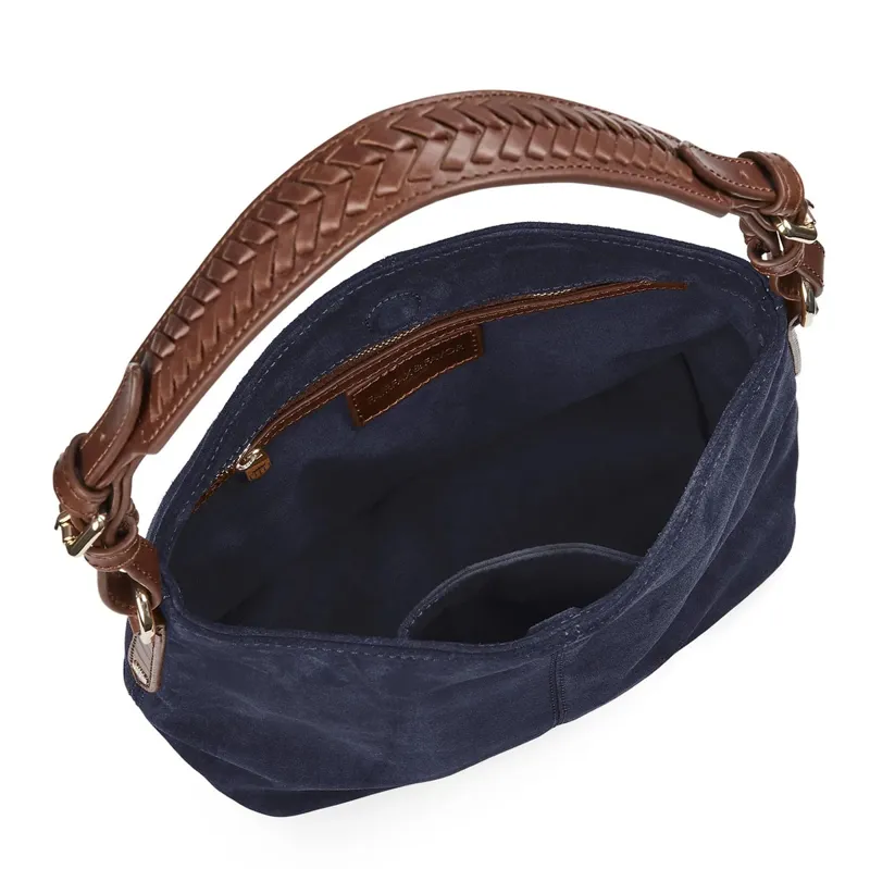 Fairfax and Favor Mini Tetbury Tote Bag - Navy Suede