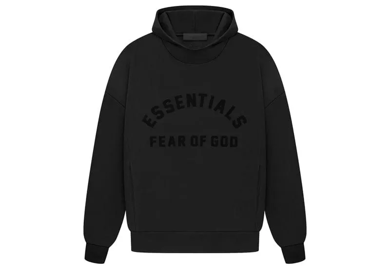 Fear of God Essentials Arch Logo Hoodie Black