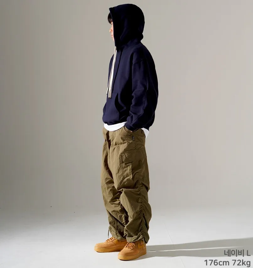 FP142  |【FEPL】★FLOW BOW PLEATS HOODIE