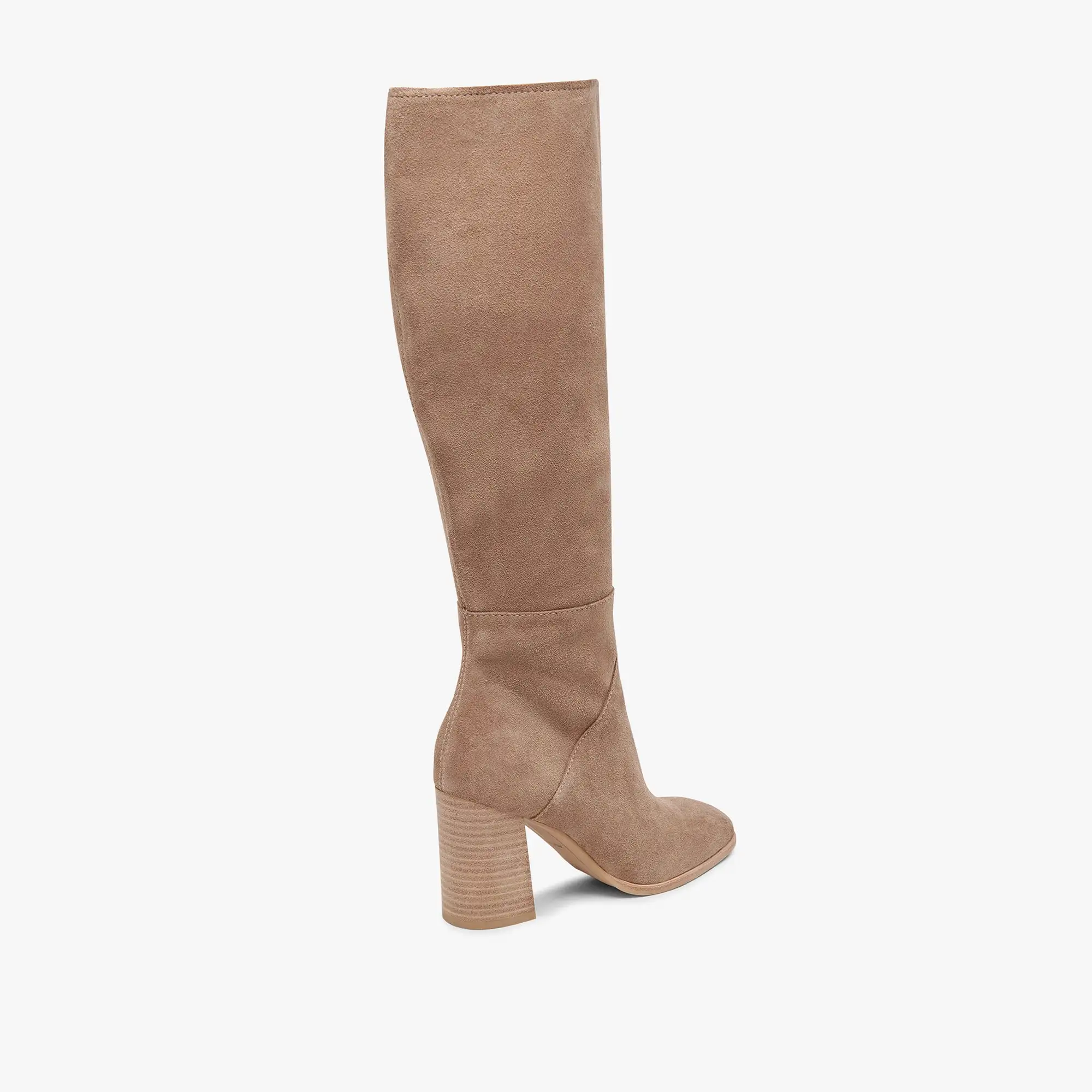 FYNN WIDE CALF BOOTS TRUFFLE SUEDE