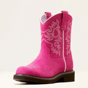 Girl's Ariat Hottest Pink Fatbaby Boots