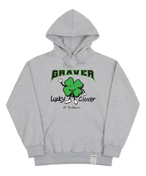 GRAVER  |[GRAVER]★LUCKY CLOVER CENTER HOODIE