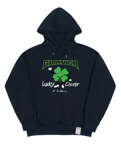 GRAVER  |[GRAVER]★LUCKY CLOVER CENTER HOODIE