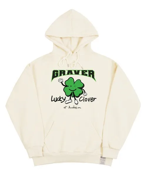 GRAVER  |[GRAVER]★LUCKY CLOVER CENTER HOODIE