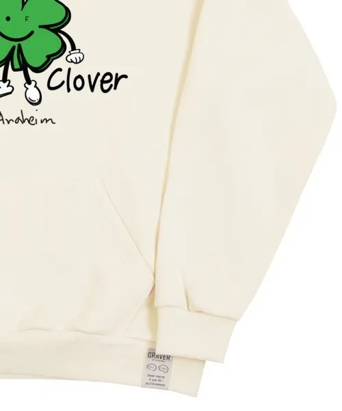 GRAVER  |[GRAVER]★LUCKY CLOVER CENTER HOODIE