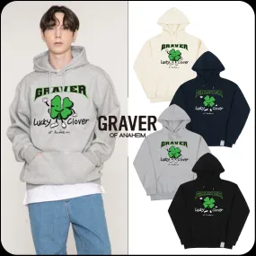 GRAVER  |[GRAVER]★LUCKY CLOVER CENTER HOODIE