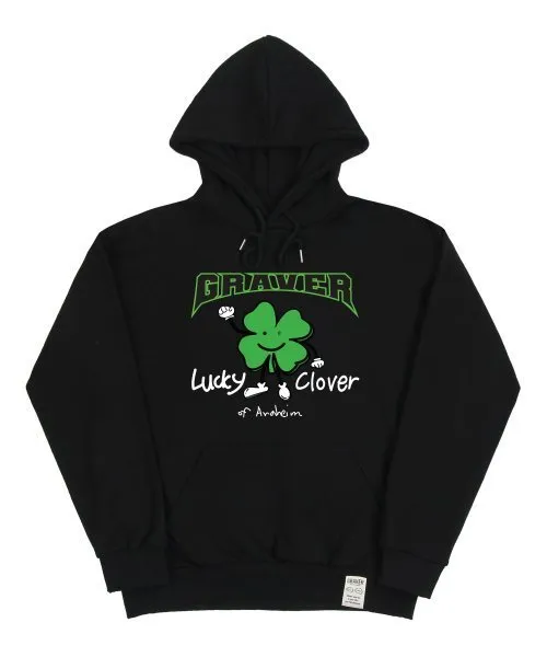 GRAVER  |[GRAVER]★LUCKY CLOVER CENTER HOODIE