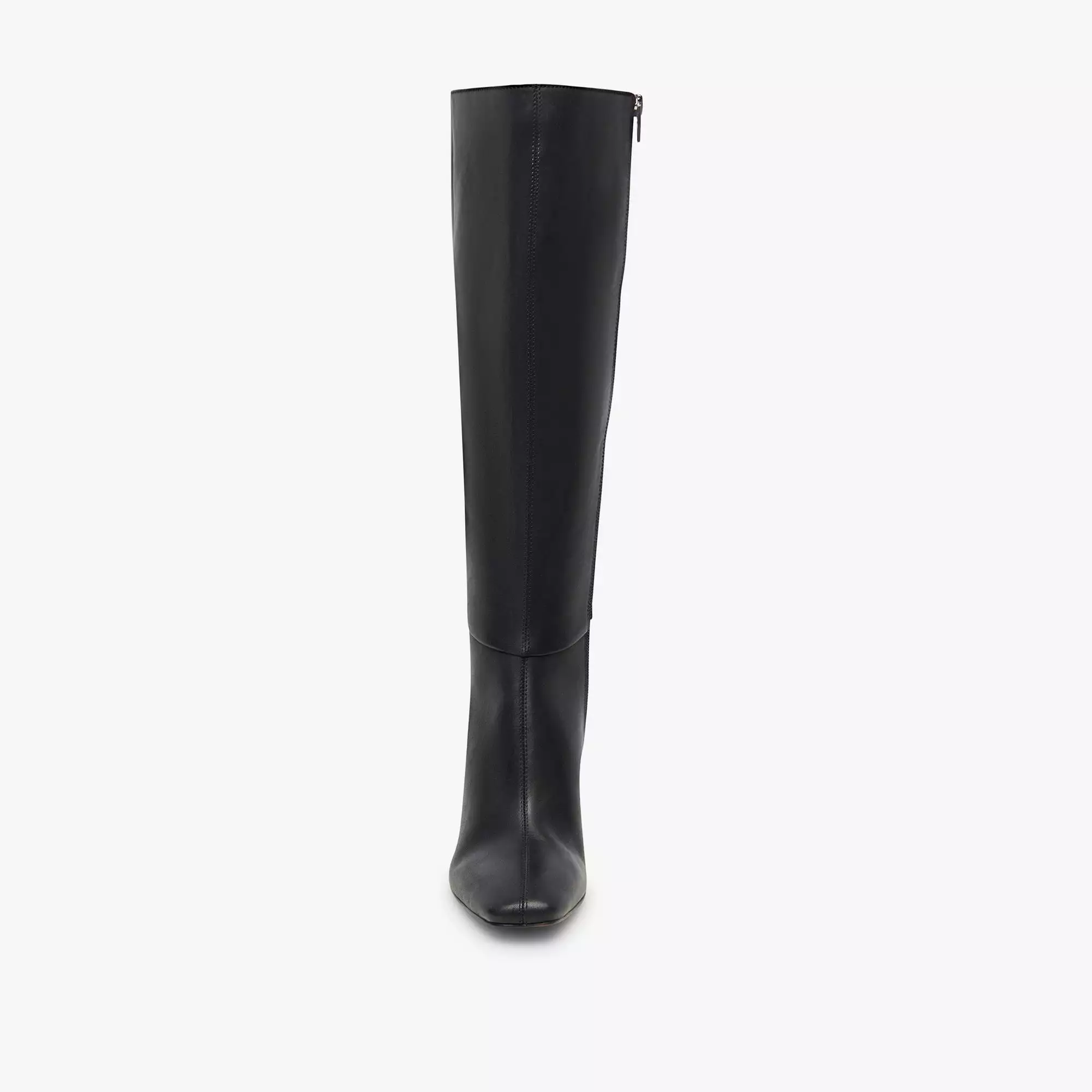 GYRA WIDE CALF BOOTS BLACK LEATHER