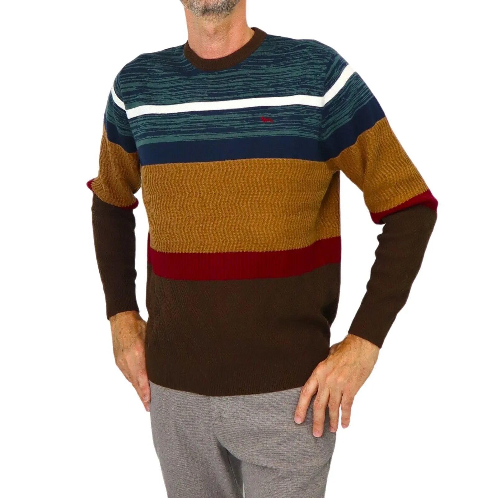 Harmont & Blaine Hrk589030788 Crew Neck Sweater Multicolour