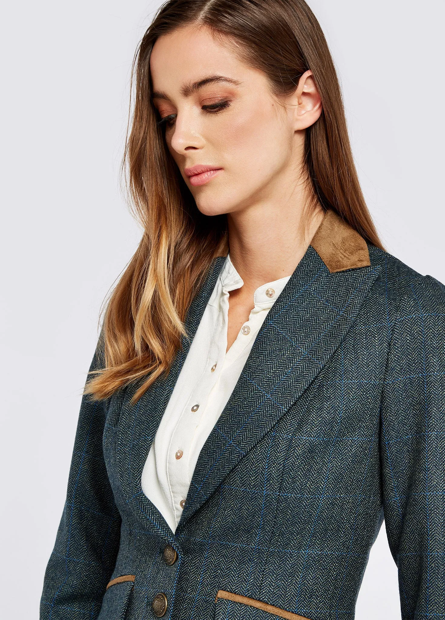 Heather Tweed Jacket - Mist