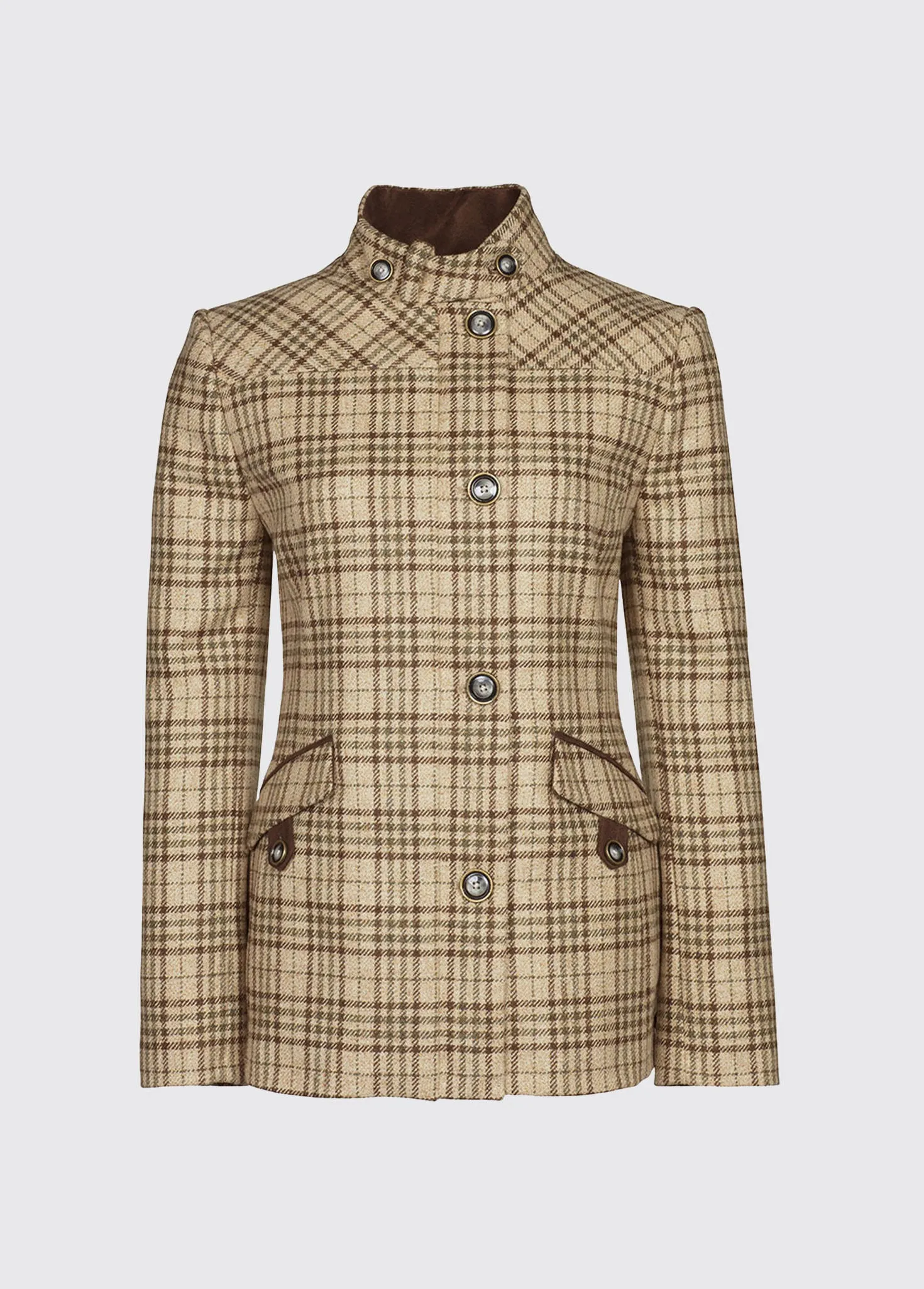 Heatherbell Tweed Jacket - Pebble