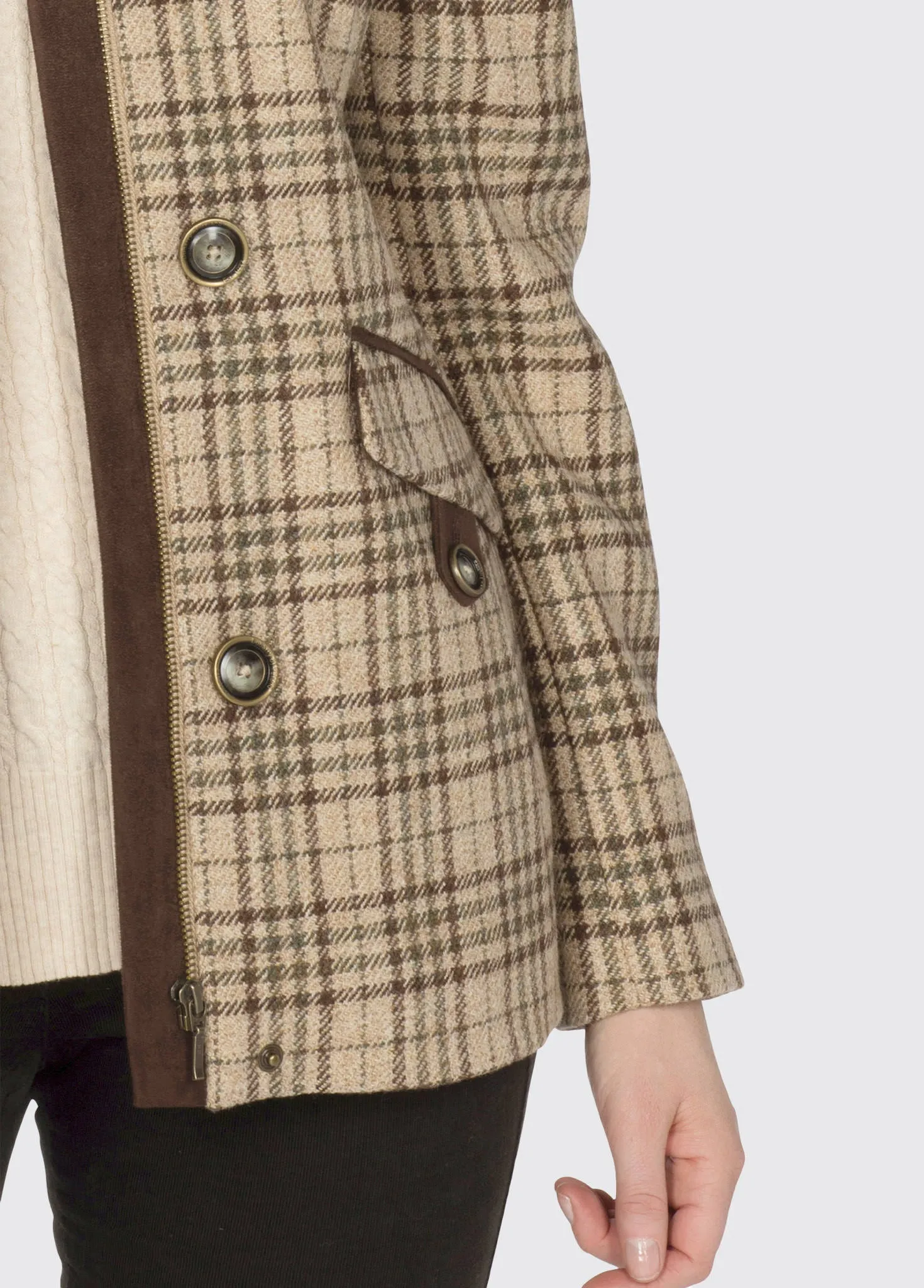 Heatherbell Tweed Jacket - Pebble