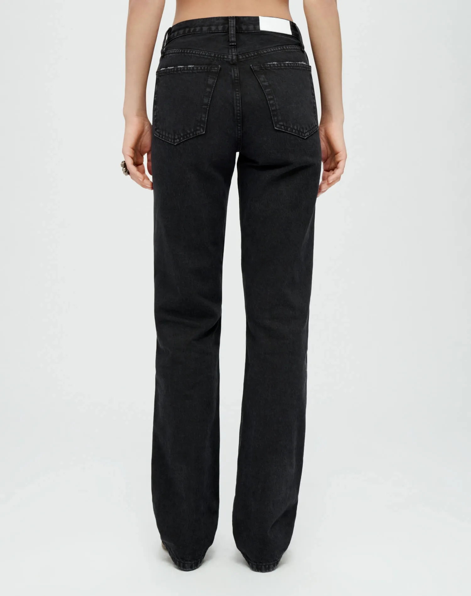 High Rise Loose -  Washed Black