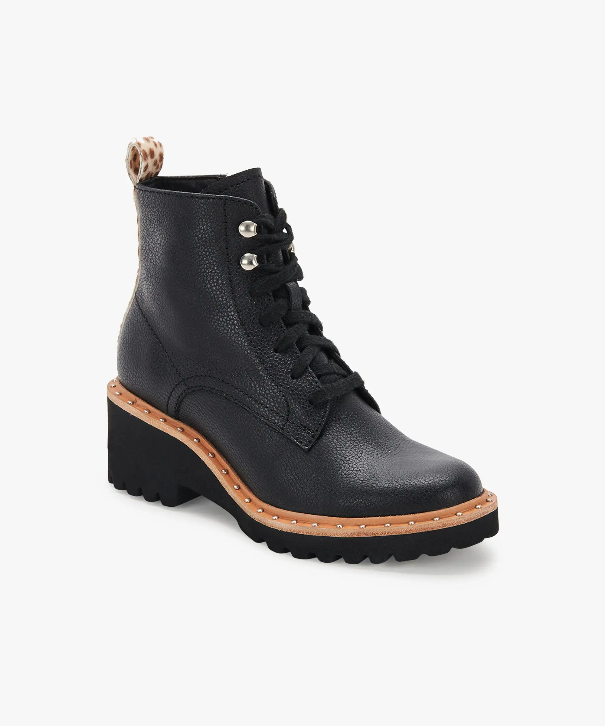 HINTO BOOTS BLACK LEATHER re:vita