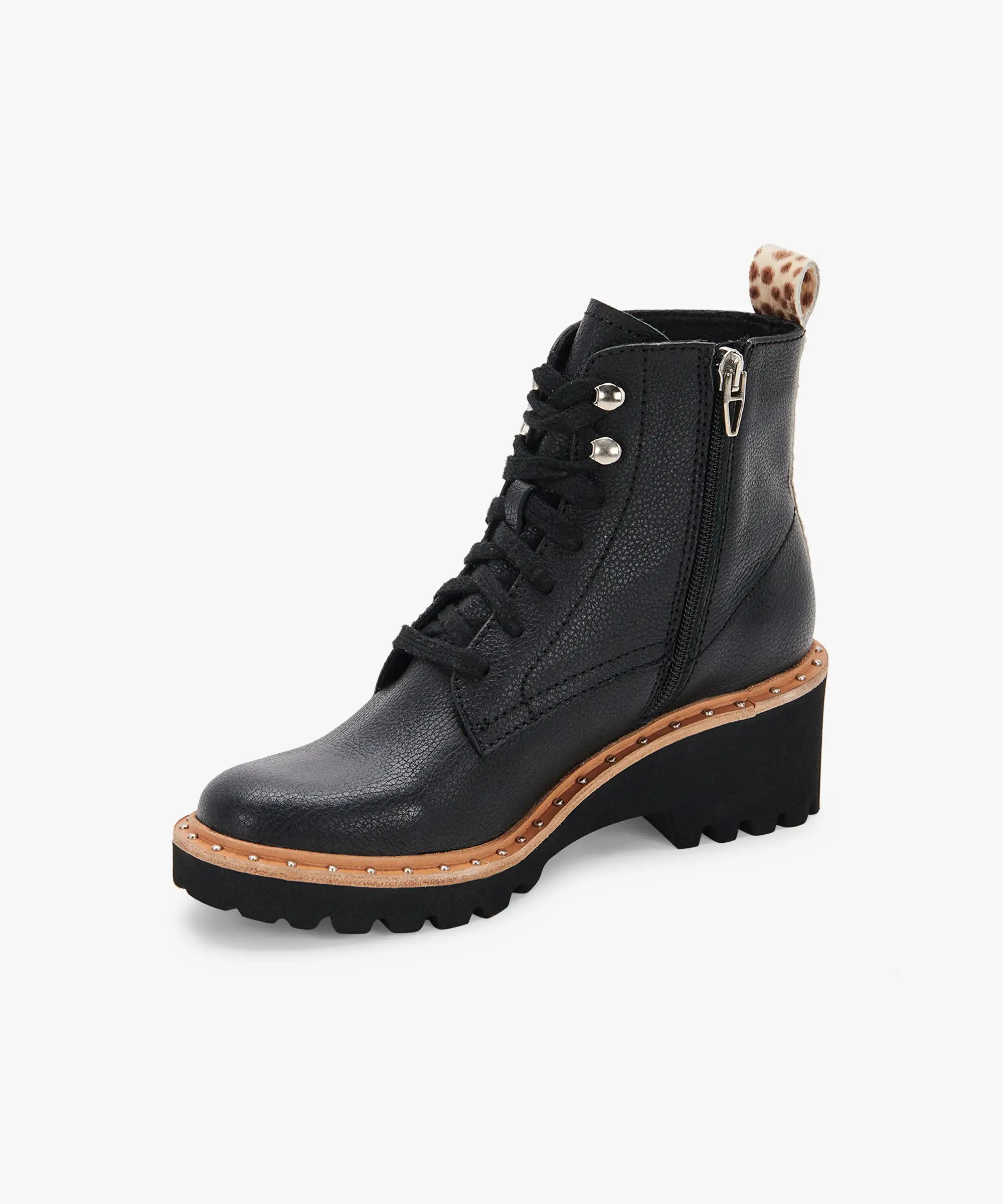 HINTO BOOTS BLACK LEATHER re:vita