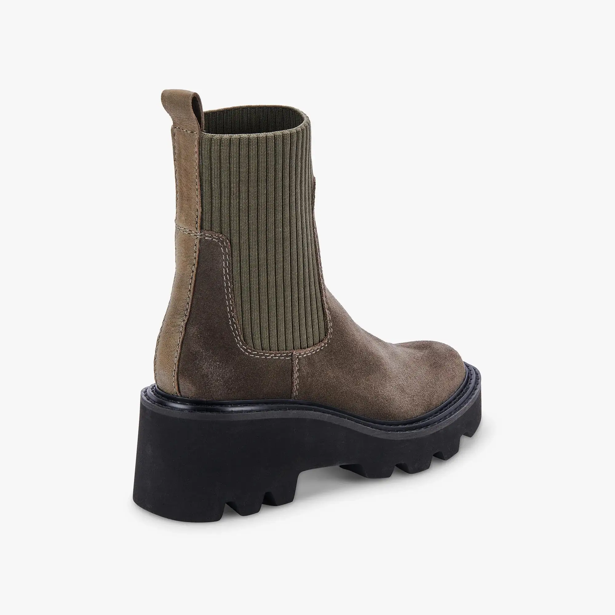 HOVEN H2O BOOTS OLIVE SUEDE - re:vita