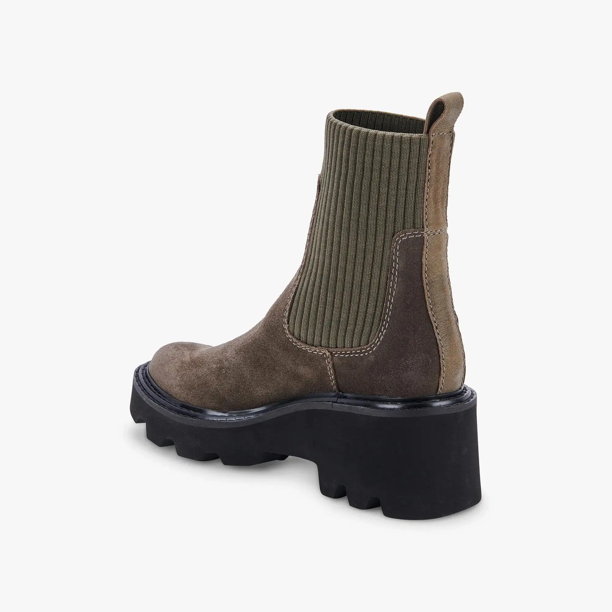 HOVEN H2O BOOTS OLIVE SUEDE - re:vita