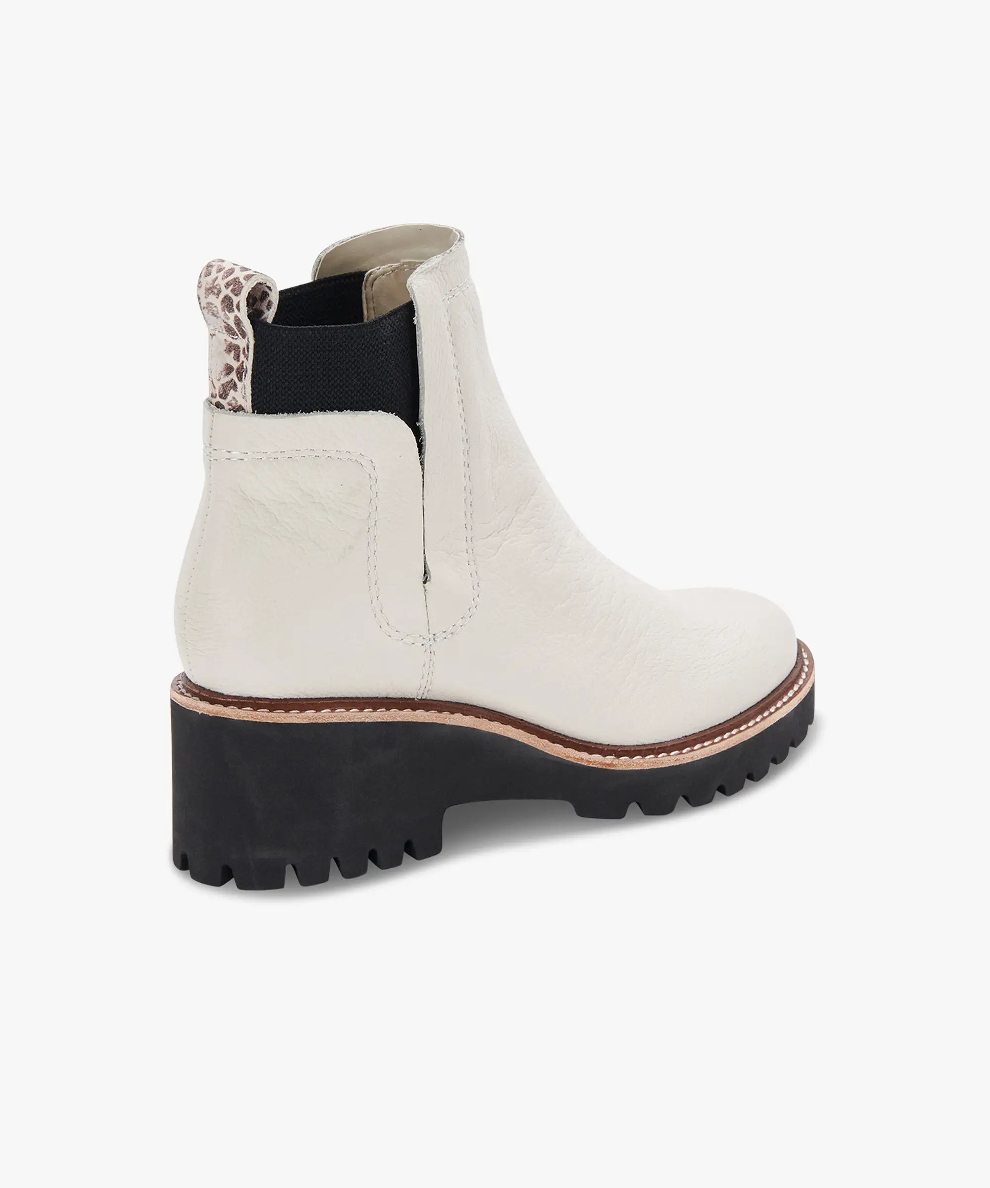 HUEY H2O BOOTS IVORY LEATHER - re:vita