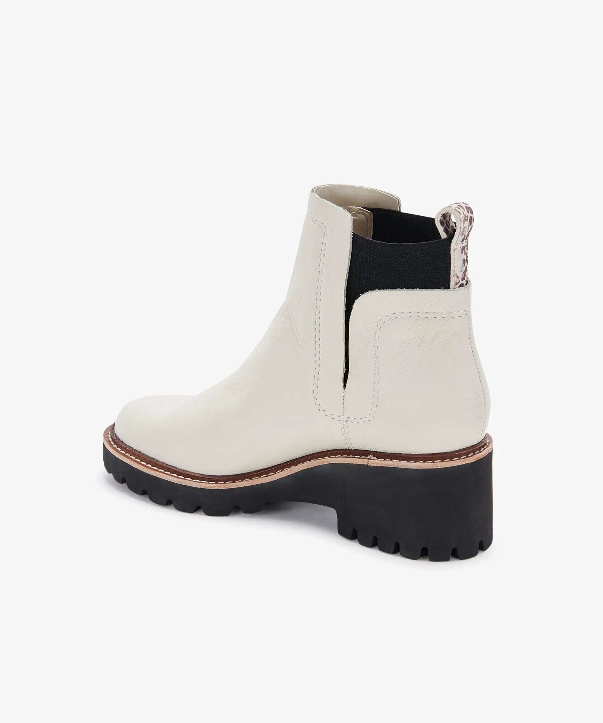 HUEY H2O BOOTS IVORY LEATHER - re:vita