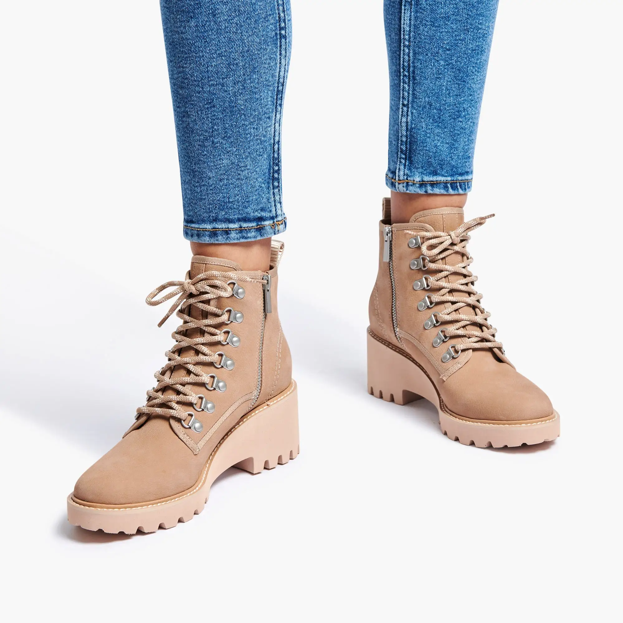 HUEY HIKER BOOTS MUSHROOM NUBUCK re:vita