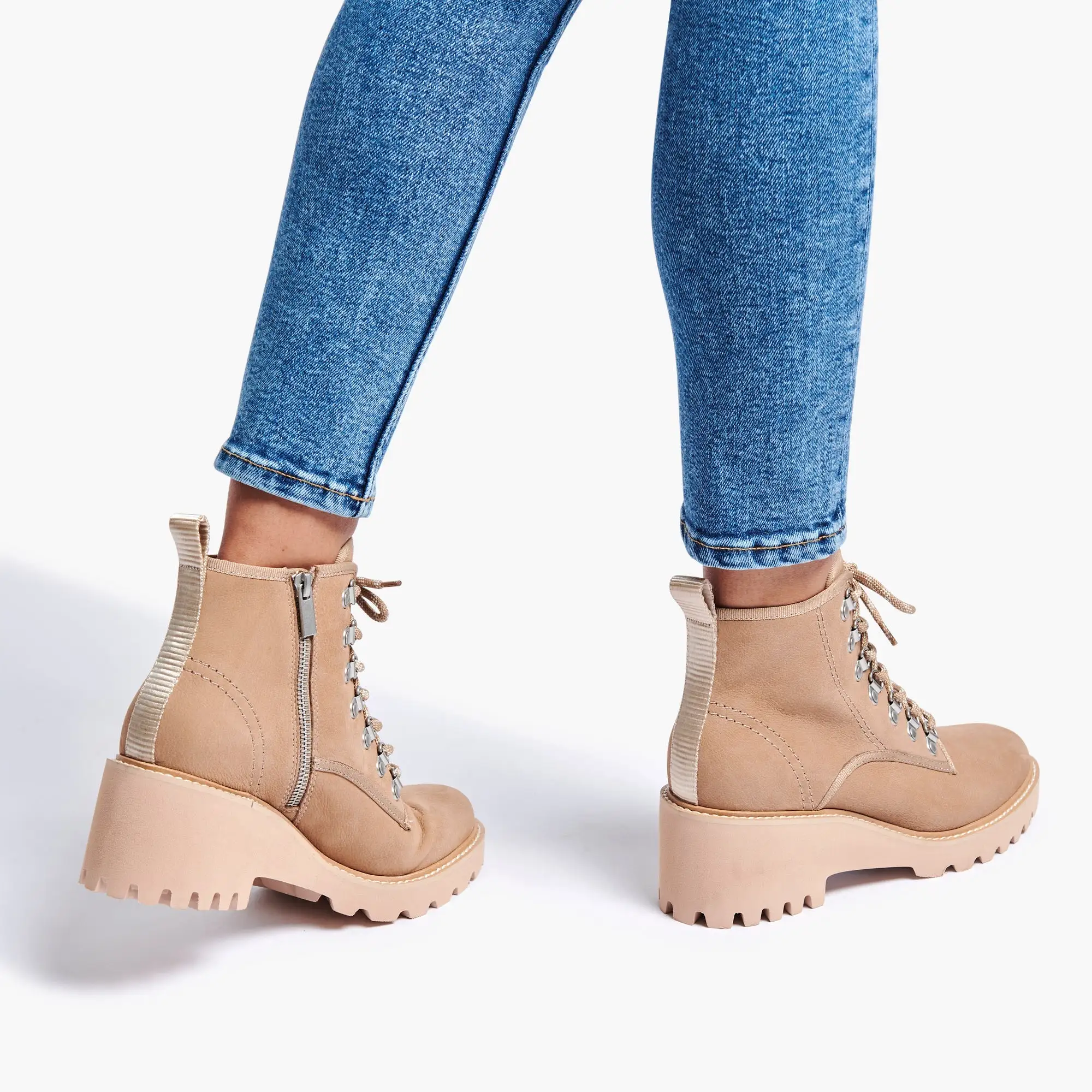 HUEY HIKER BOOTS MUSHROOM NUBUCK re:vita