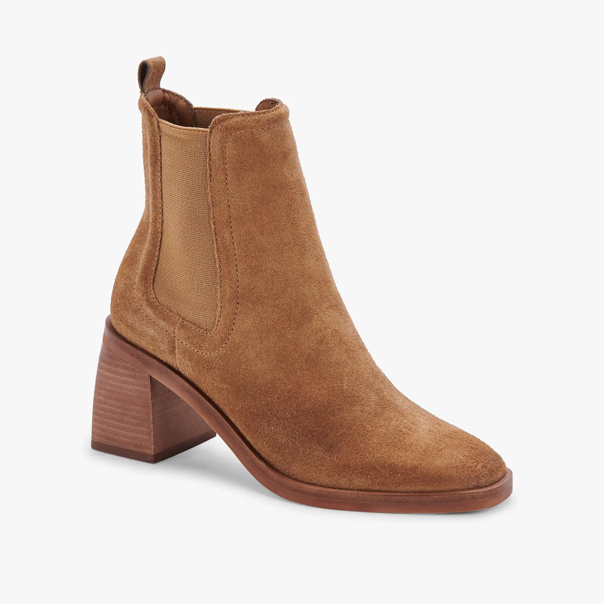 ILIANA BOOTIES DK BROWN SUEDE - re:vita