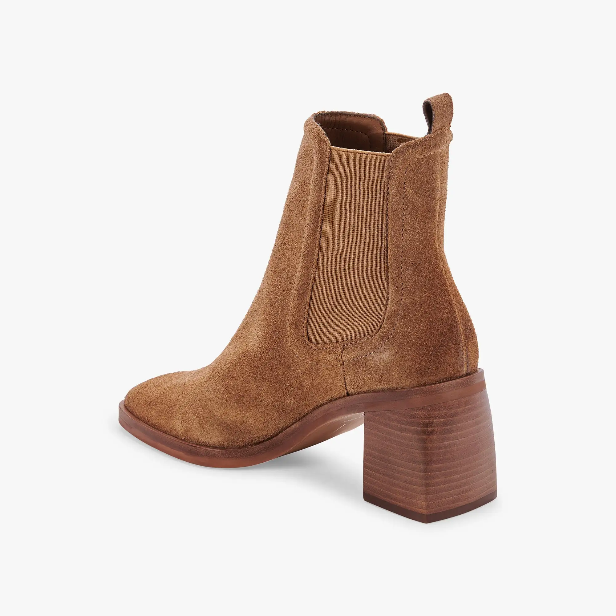 ILIANA BOOTIES DK BROWN SUEDE - re:vita