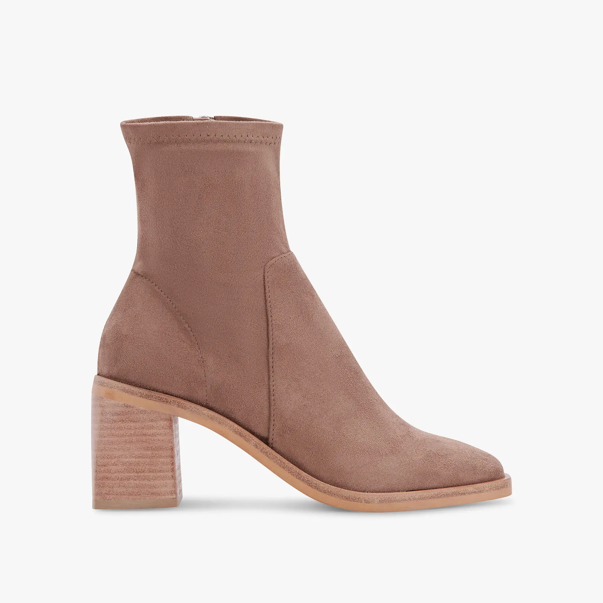 INDIGA BOOTIES IN TRUFFLE STELLA SUEDE - re:vita