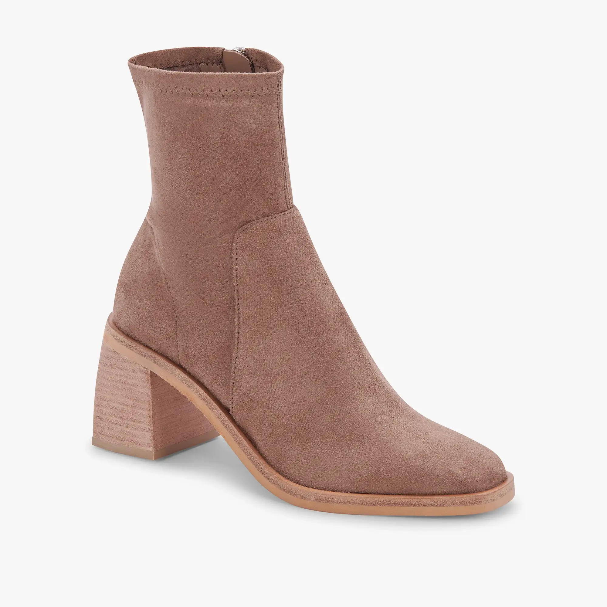 INDIGA BOOTIES IN TRUFFLE STELLA SUEDE - re:vita