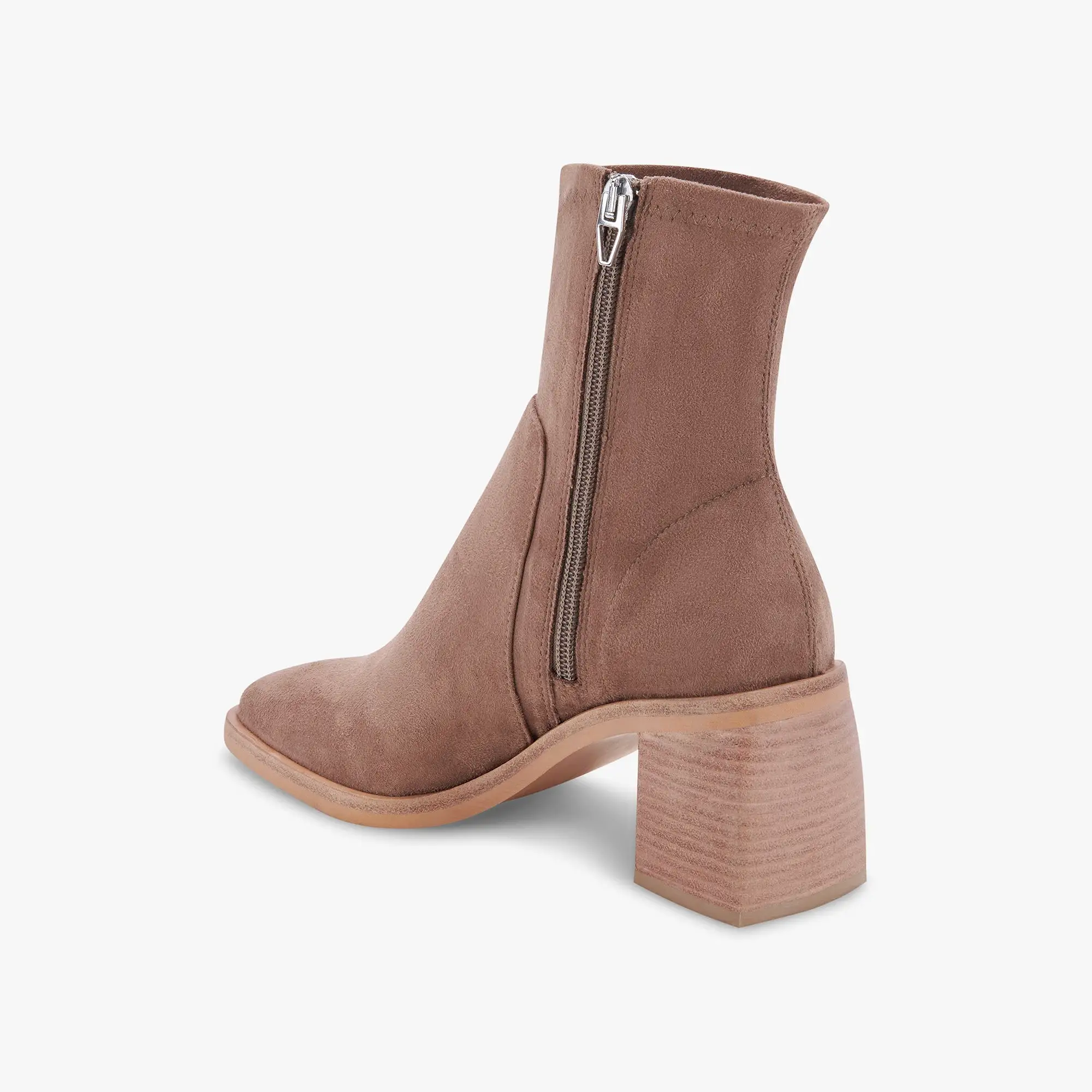 INDIGA BOOTIES IN TRUFFLE STELLA SUEDE - re:vita