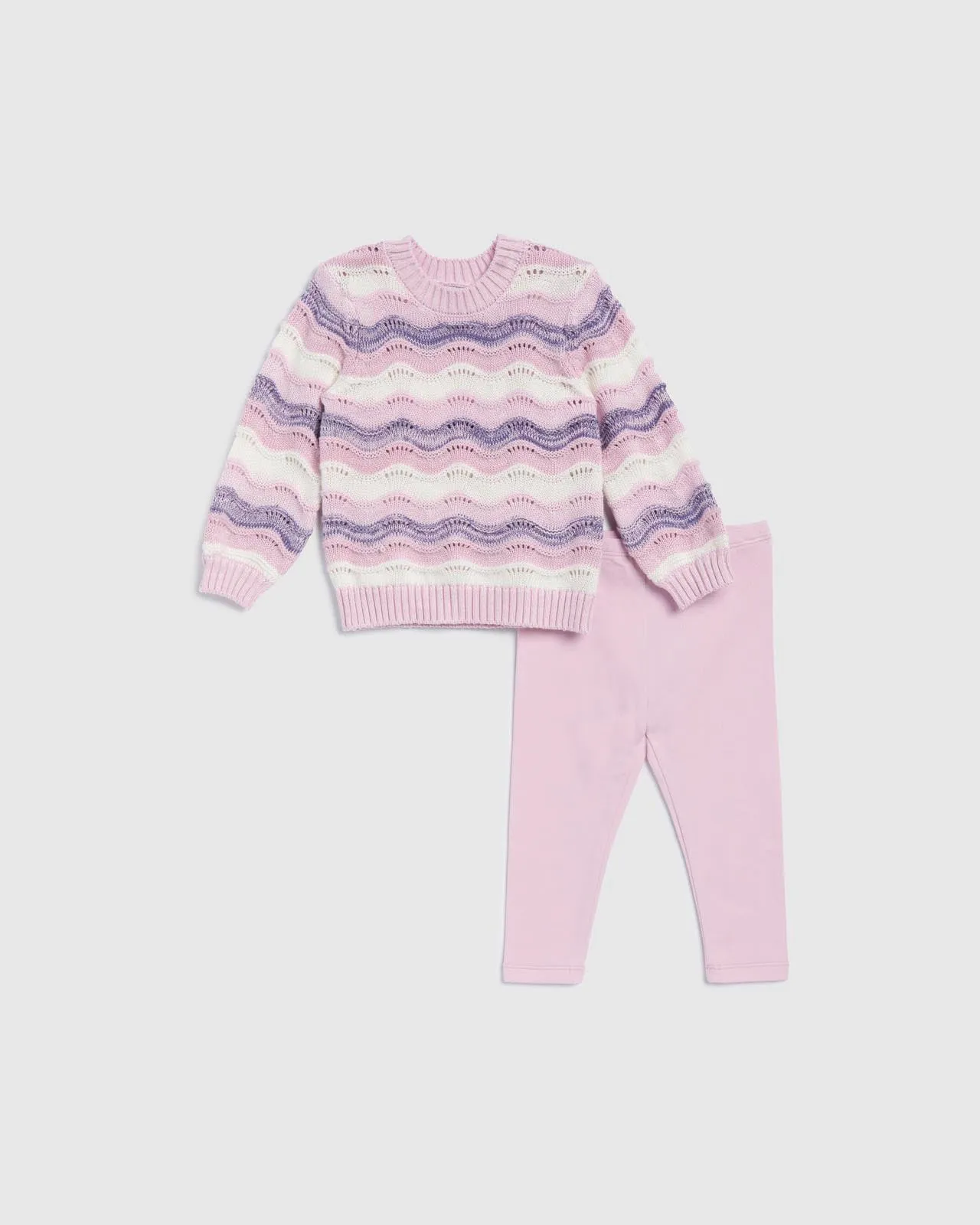 Infant Girl Lace Sweater Set