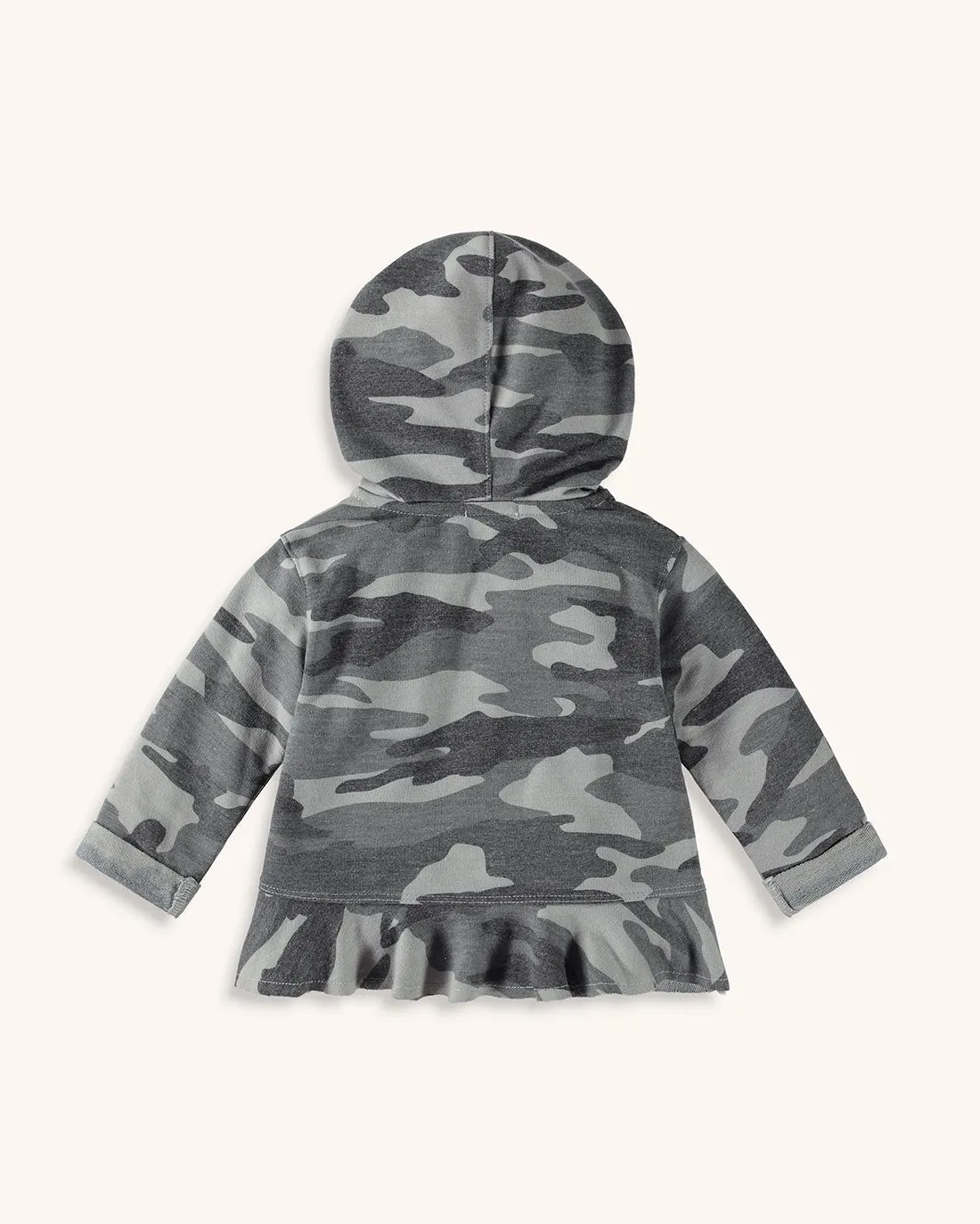 Infant Girls Hoodie in Camo