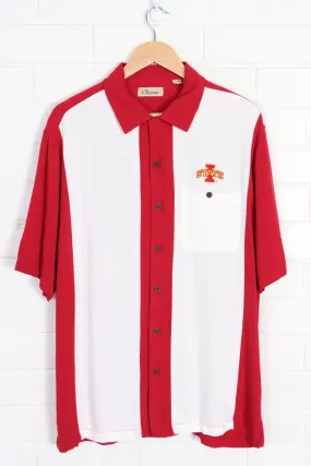 Iowa State Cyclones Short Sleeve Bowling Shirt (L)