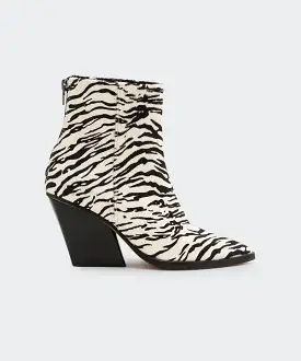 ISSA BOOTIES IN ZEBRA - re:vita