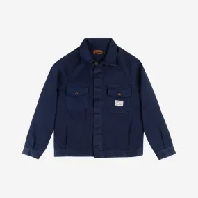 Italian Work Jacket - Navy HBT