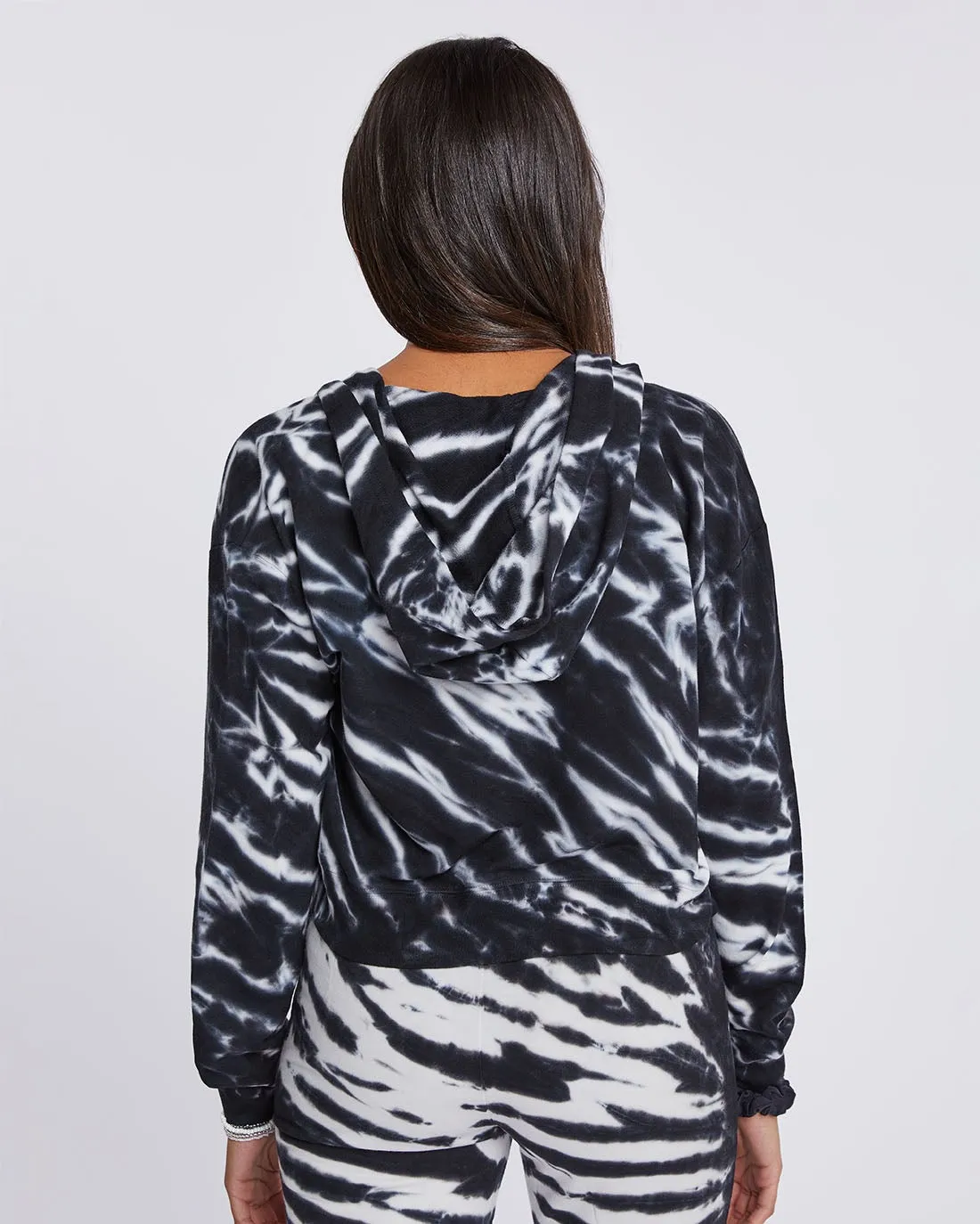 Joey Zebra Tie Dye Hoodie